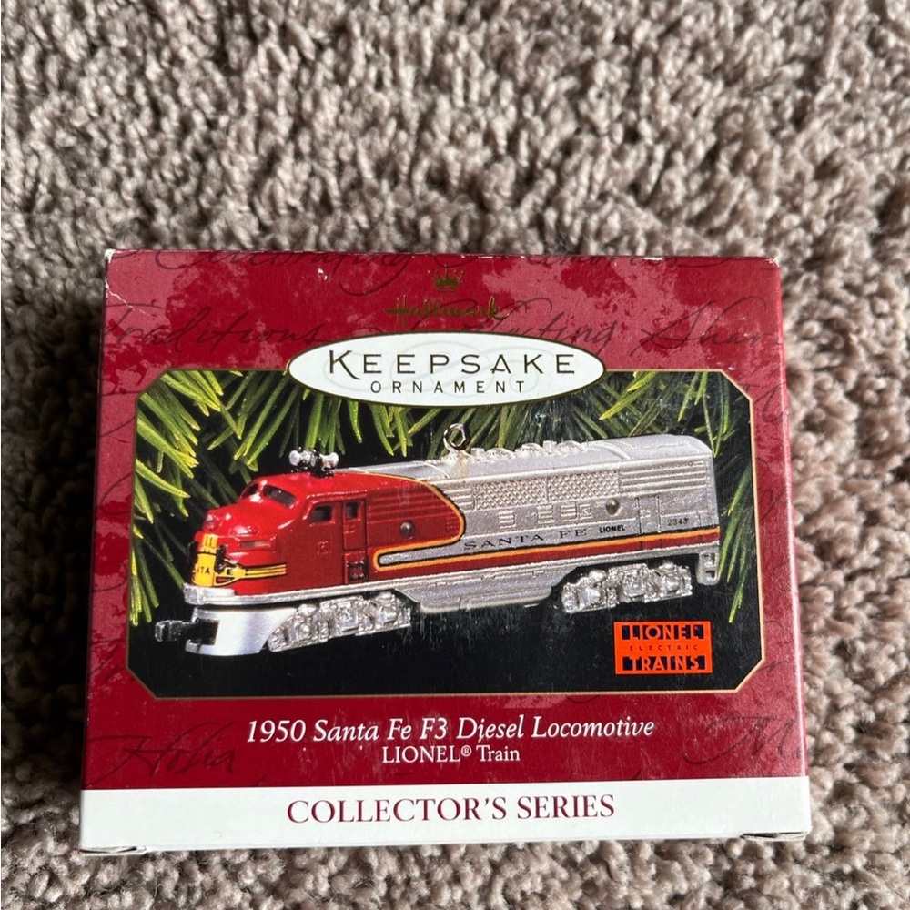 Vintage 1950 Santa Fe diesel locomotive Lionel train